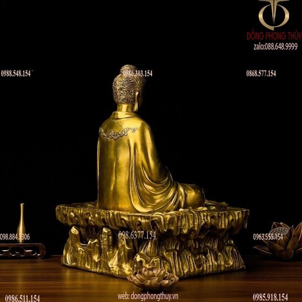 Tượng Thích Ca 29cm bằng đồng