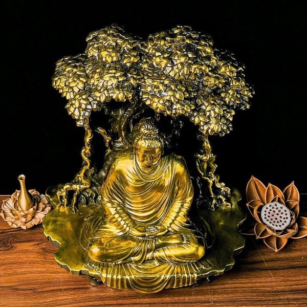 Tượng phật Thích ca bằng đồng 30cm-40cm