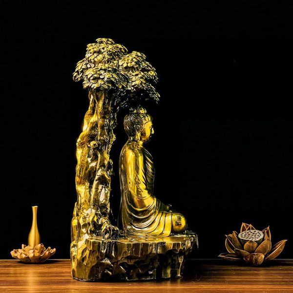 Tượng phật Thích ca bằng đồng 30cm-40cm