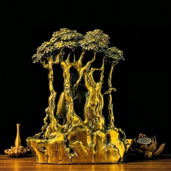 Tượng phật Thích ca bằng đồng 30cm-40cm