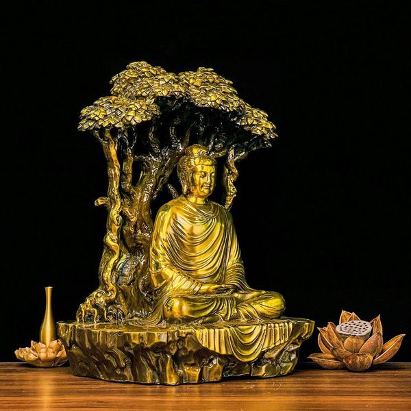 Tượng phật Thích ca bằng đồng 30cm-40cm