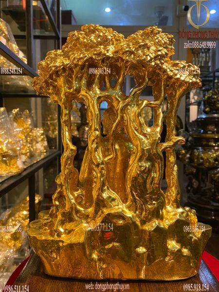 Tượng phật Thích Ca dát vàng 24k cao 30cm 8.3kg