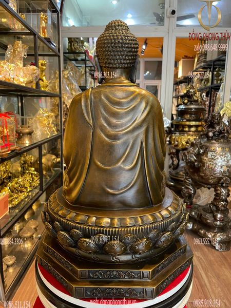 Tượng phật Thích Ca 47cm bằng đồng hun