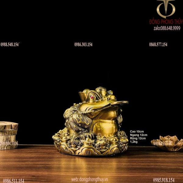 Tượng thiềm thừ phong thủy 10cm