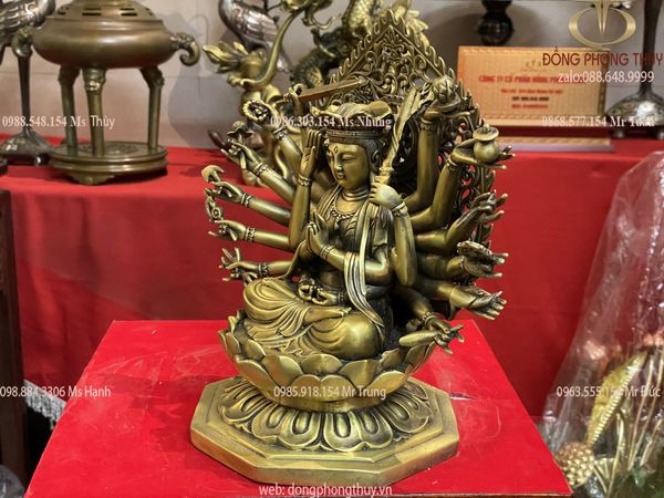 tượng chuẩn đề bằng đồng 26cm
