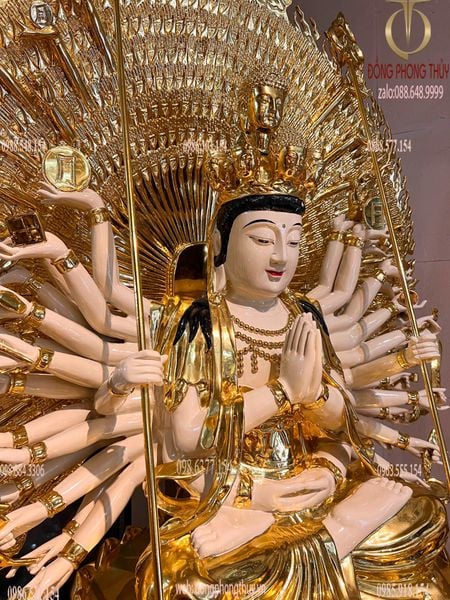 Tượng thiên thủ thiên nhãn 1m3 Vip