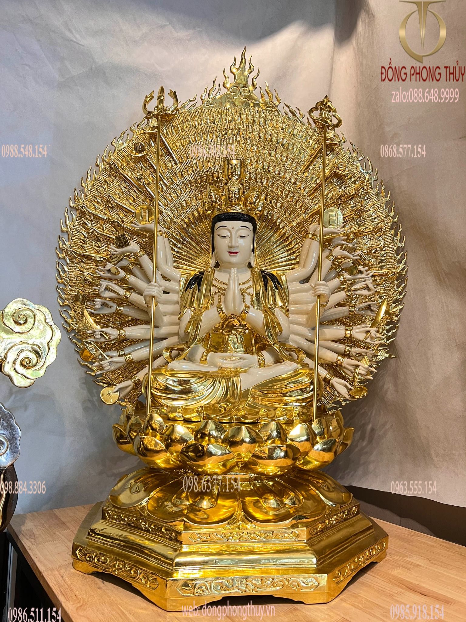 Tượng thiên thủ thiên nhãn 1m3 Vip