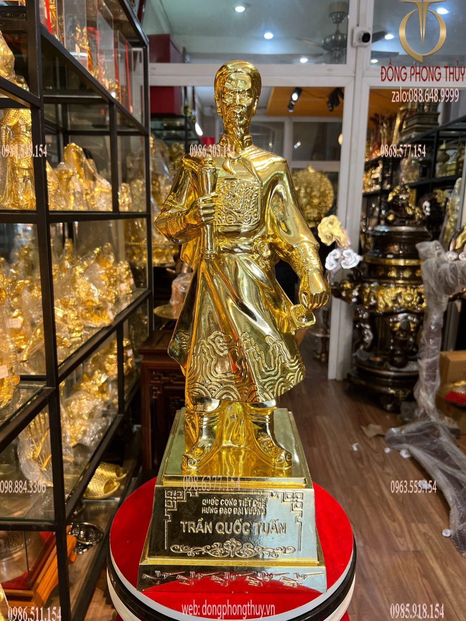 Tượng Bác Hồ -Tượng Trần Hưng Đạo 60cm