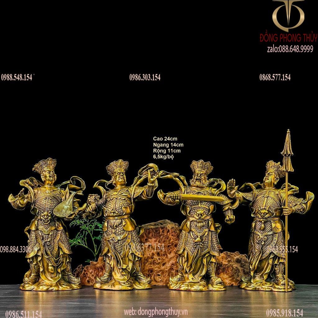 Tứ Đại Thiên Vương bằng đồng