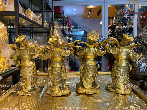 Tượng tứ đại thiên vương bằng đồng
