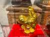 Quà tặng sếp: Tượng gà bằng đồng mạ vàng 24k