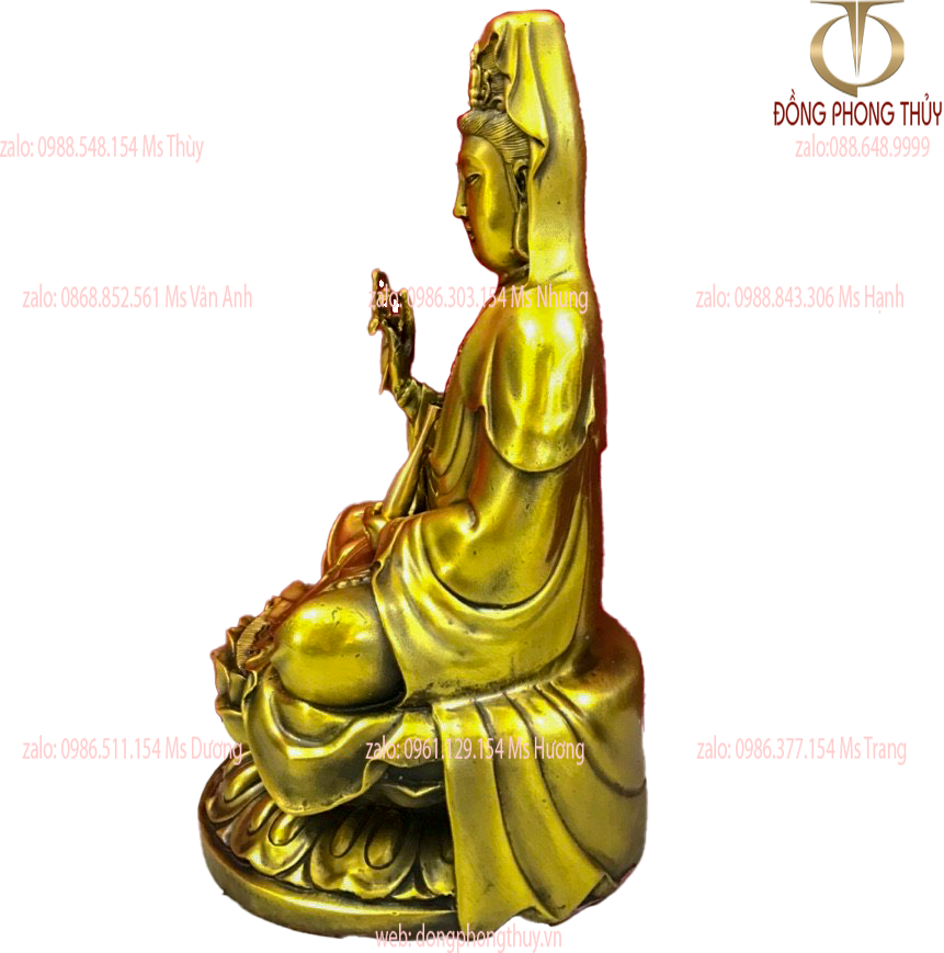 Tượng phật bà quan âm cao 28,5 ngang 16,5 nặng 2,2kg