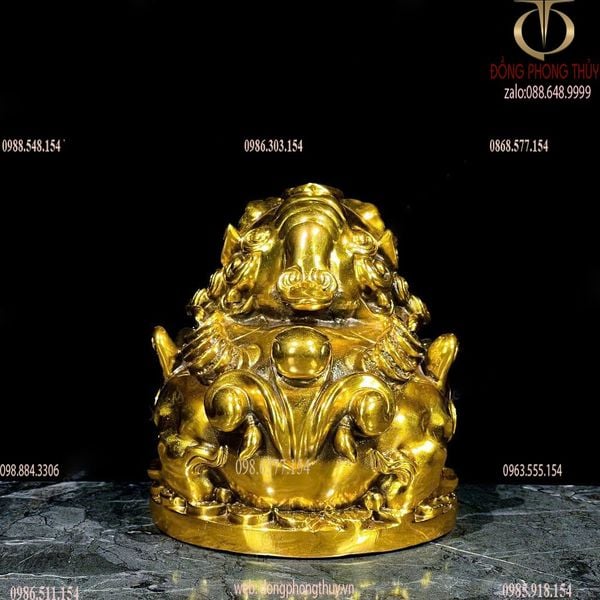 Tỳ hưu bằng đồng cao 16x15x15 nặng 2,4kg