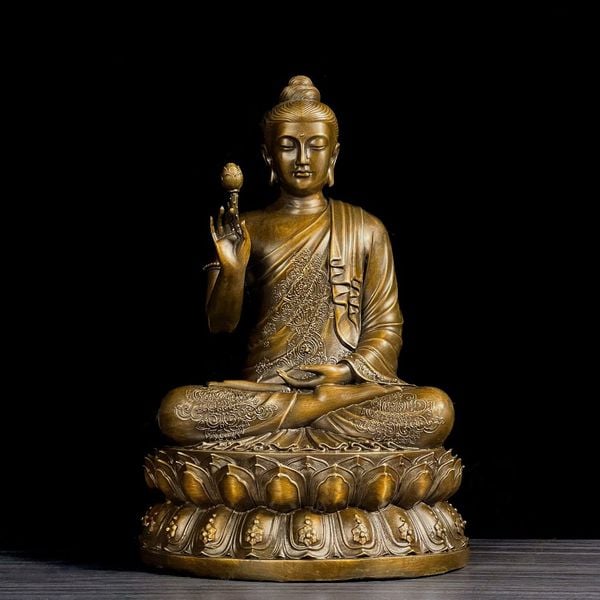 Tượng phật Thích ca liên hoa cao 40 nặng 11 kg