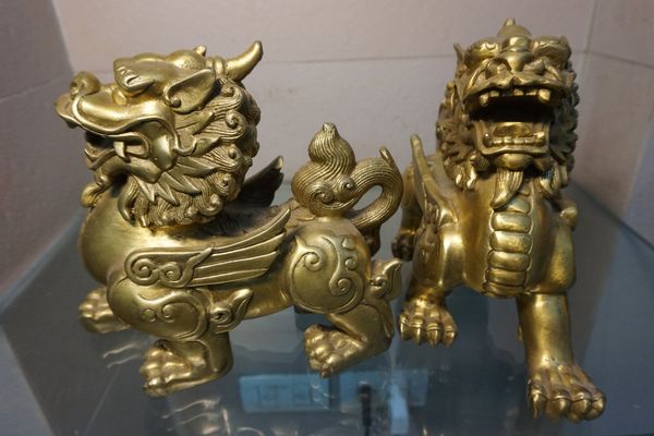 Tỳ hưu phong thủy bằng đồng 25,5cm