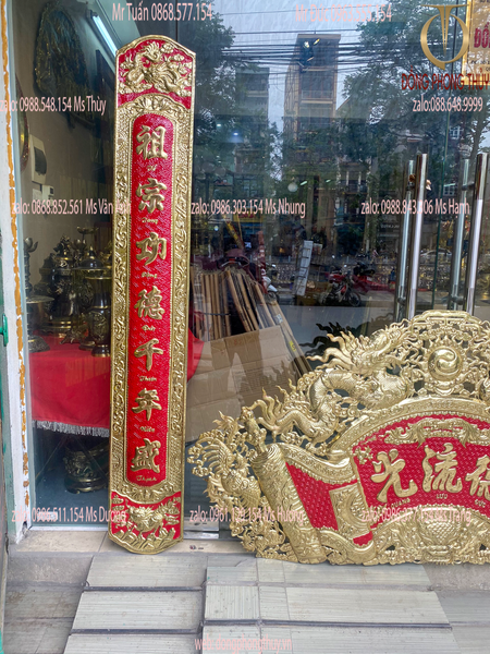 Cuốn thư câu đối 1m76