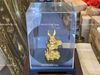 Tượng thỏ phong thủy bằng bằng đồng dát vàng 24k ngang 7,5cm cao 14,5cm nặng 700gram