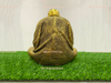 tượng đạt ma sư tổ ngồi thiền bằng đồng cao 28cm nặng 4.5kg