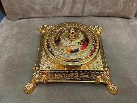 Gạt tàn tân cổ điển bằng đồng mạ vàng 24k