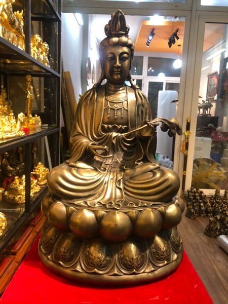 Thế Chí bồ tát bằng đồng 46cm