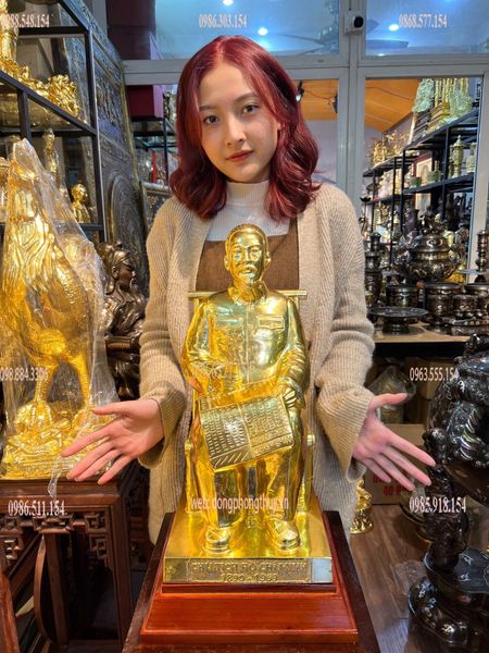 Biển chức danh để bàn mạ vàng 24k