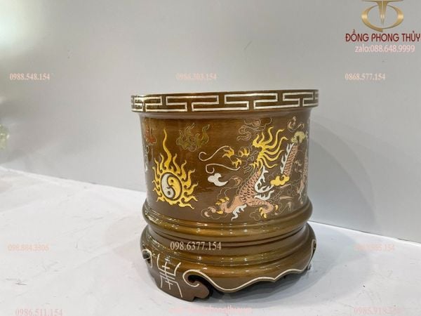 Bộ 3 bát hương khảm tam khí