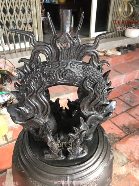 Chuông đồng - Quả chuông cao 1m miệng 48 nặng 91kg