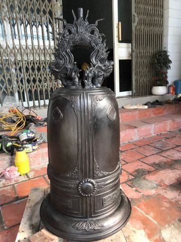 Chuông đồng - Quả chuông cao 1m miệng 48 nặng 91kg