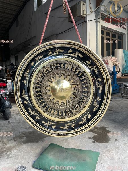 Chiêng đồng ăn mòn đường kính 90 nặng 40kg