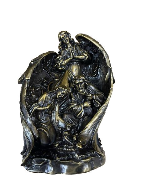 Tượng chúa giáng sinh 30 7kg bằng đồng hun