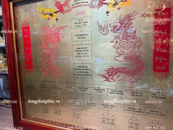 Gia phả bằng đồng ăn mòn