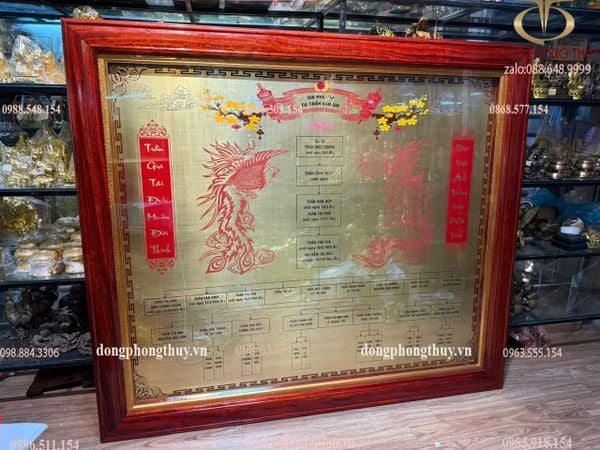 Gia phả bằng đồng ăn mòn