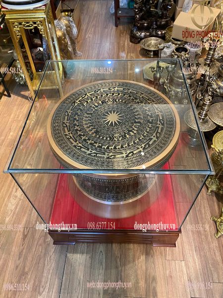 Trống đồng Đông Sơn đường kính 60cm nặng 50kg