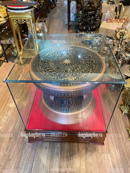 Trống đồng Đông Sơn đường kính 60cm nặng 50kg