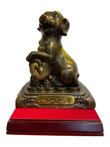 Tượng chó bằng đồng vạn sự như ý