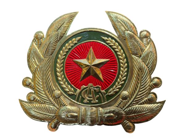 Quốc huy công an bằng đồng 41cm