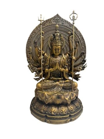 Thiên thủ thiên nhãn bằng đồng hun