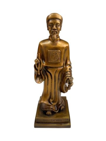 Tượng Nguyễn Trãi bằng đồng cao 40cm