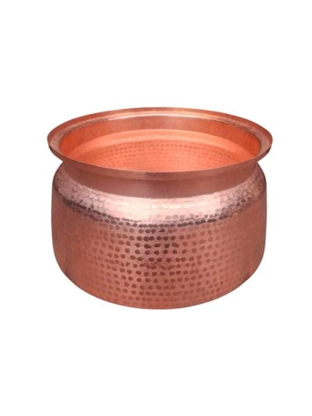 Nồi đồng đỏ cao 19cm miệng 30cm dày 1 li
