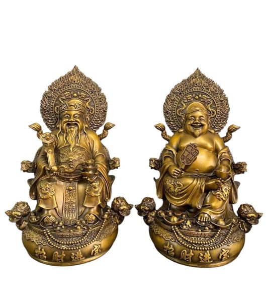 Thần Tài - Thổ Địa cao 38cm nặng 18kg