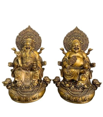 Thần Tài - Thổ Địa cao 38cm nặng 18kg