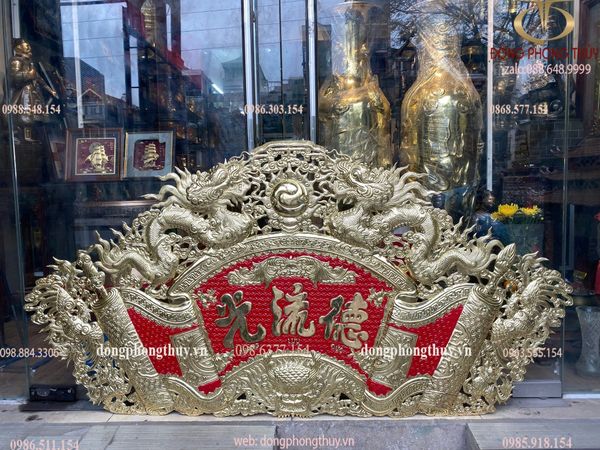 Cuốn thư bằng đồng dày 7zem 1m76 cao 89cm nặng 9kg