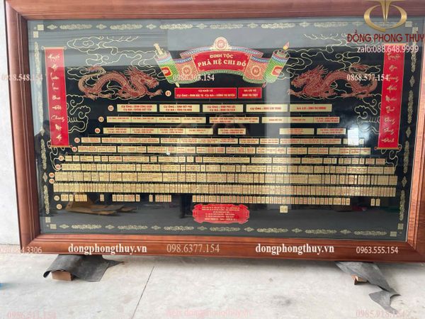 Gia phả bằng đồng ăn mòn