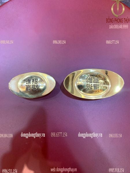 Thỏi vàng bằng đồng nguyên chất