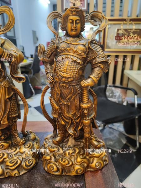 Vi Đà Hộ Pháp -Già Lam Hộ Pháp cao 30cm