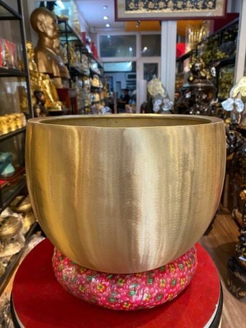Chuông bát bằng đồng nặng 15.8kg đkinh 28.1cm cao 26cm cả đế