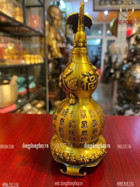 Hồ lô phong thủy Cao 14 ngang 5.5cm sâu 6cm nặng 300g