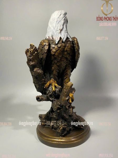 Tượng đại bàng bằng đồng cao 32 nặng 6kg