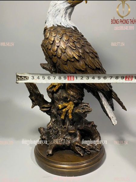 Tượng đại bàng bằng đồng cao 32 nặng 6kg