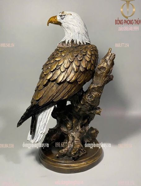 Tượng đại bàng bằng đồng cao 32 nặng 6kg